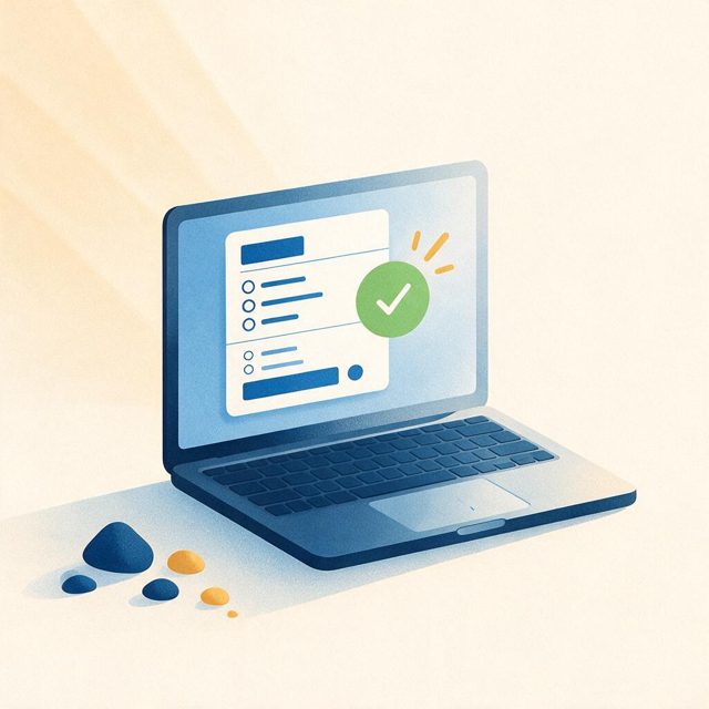 Filing the change online